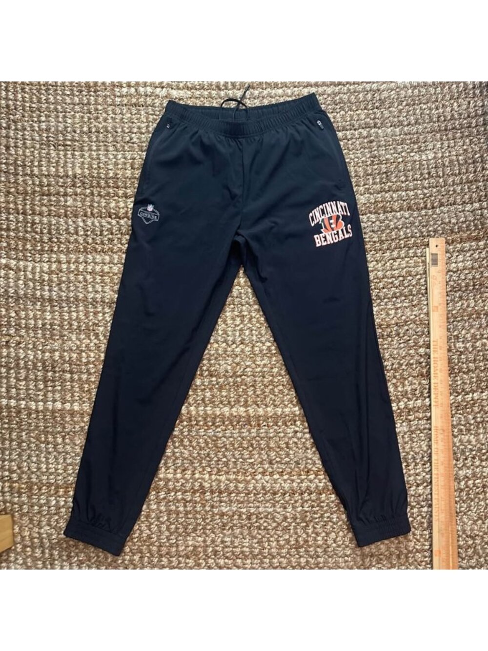 NFL Combine Authentic Cincinnati Bengals Black Jogger Track Pants Small